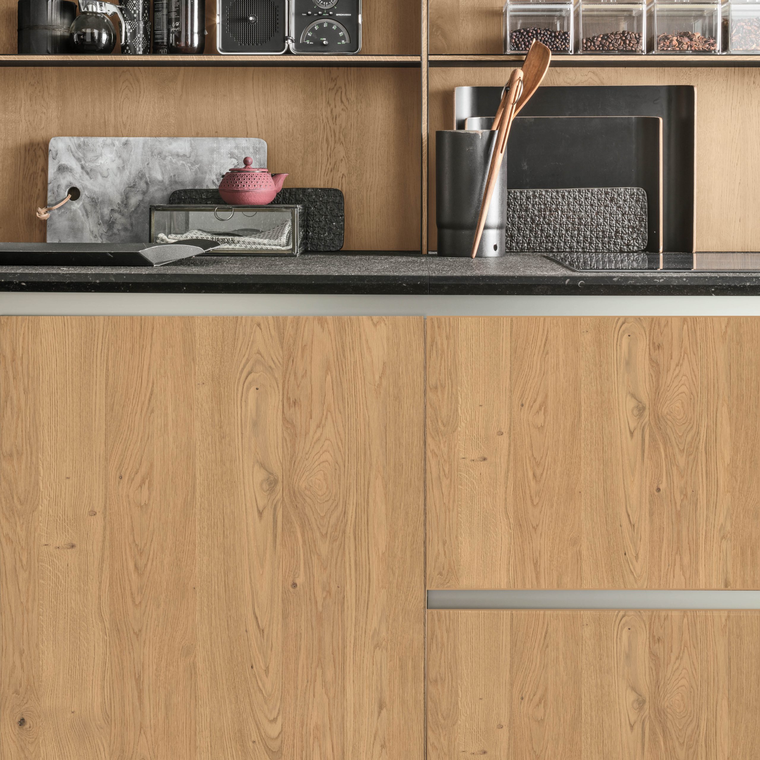 Modern Kitchens NYC - Natural - Rovere-Miele-Anta-Liscia2-Scaled-1 - Stosa Cucine
