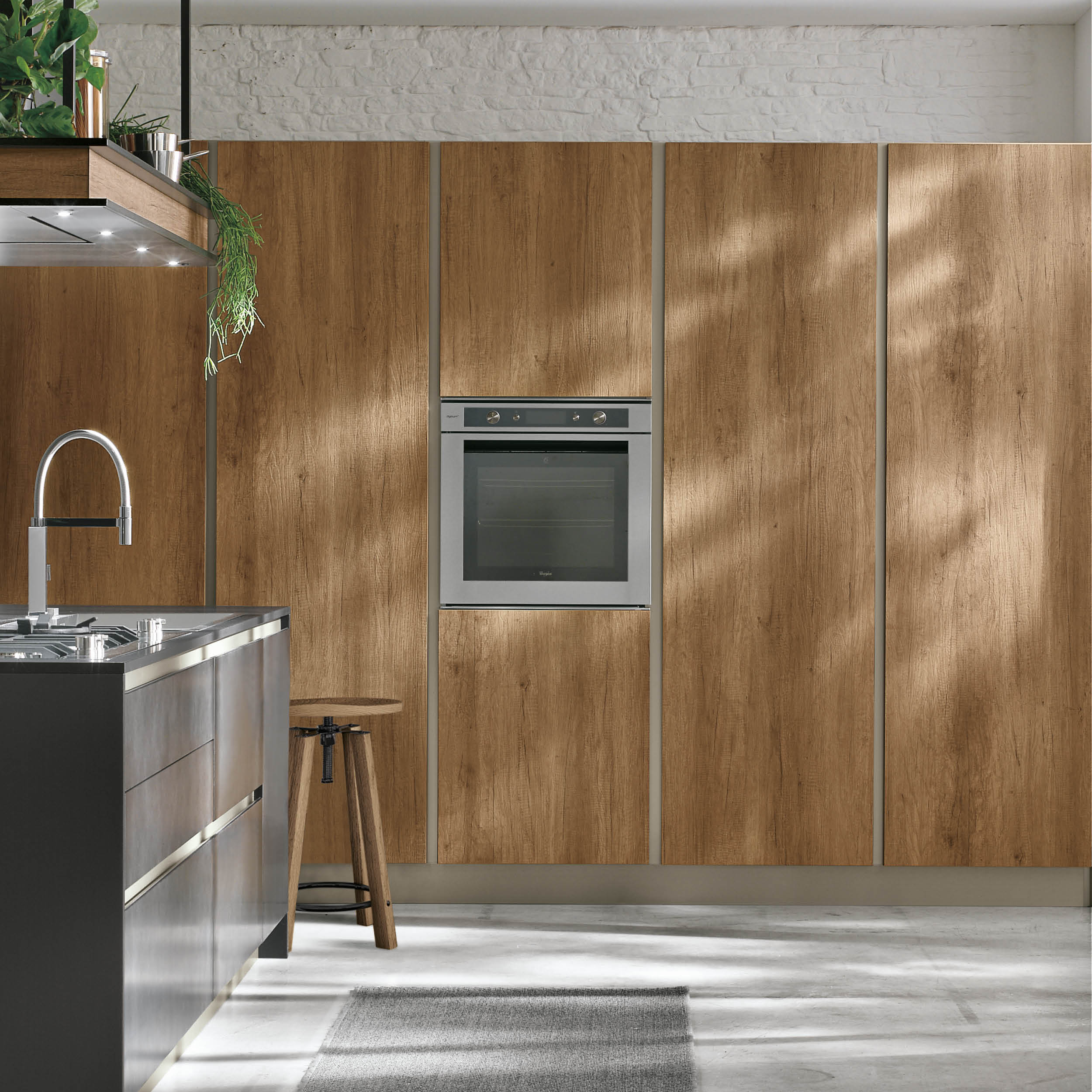 Modern Kitchens NYC - infinty - Termo Strutturato Rovere Natura-2 - Stosa Cucine